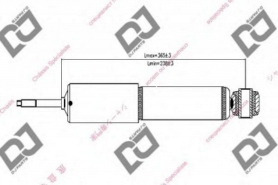DJ PARTS ds1205gt -  Амортизатор